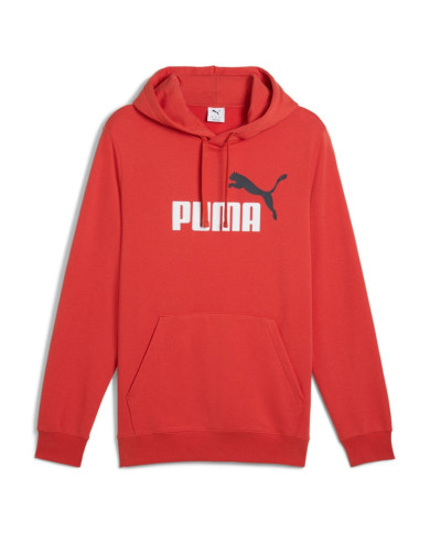 Bluza męska Puma ESS 2 COLOR NO.1 LOGO HOODIE 68471215 Czerwona - Sklep online Mastersport
