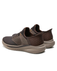 Buty męskie Skechers SLADE MACKLIN 210890CHOC Brązowe - Sklep online Mastersport