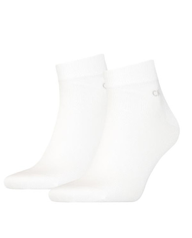 Skarpetki męskie Calvin Klein CK MEN QUARTER 2P 701218706002 Białe - Sklep online Mastersport