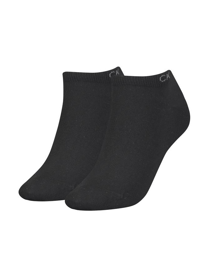 Skarpetki damskie Calvin Klein CK WOMEN SNEAKER 2P 701218772001 Czarne - Sklep online Mastersport