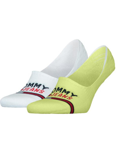 Skarpetki męskie Tommy Hilfiger TH UNI TJ NO SHOW MID CUT 2P 701218959008 Białe - Sklep online Mastersport