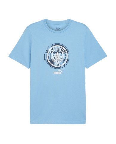 Koszulka męska Puma MCFC FTBL CULTURE TEE 77777439 Niebieska - Sklep online Mastersport