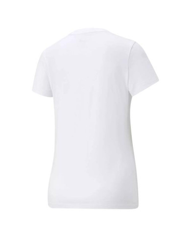 Koszulka damska Puma ESS+ METALLIC LOGO TEE 84830302 Biała - Sklep online Mastersport