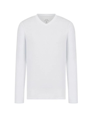Koszulka męska Armani Exchange T-SHIRT 8NZM99-ZJA5Z-1100 Biała - Sklep online Mastersport