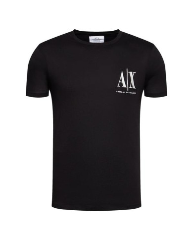 Koszulka męska Armani Exchange T-SHIRT 8NZTPH-ZJH4Z-1200 Czarna - Sklep online Mastersport