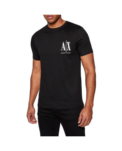 Koszulka męska Armani Exchange T-SHIRT 8NZTPH-ZJH4Z-1200 Czarna - Sklep online Mastersport