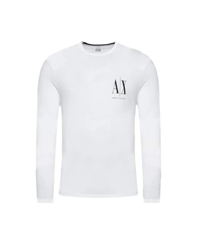 Koszulka męska Armani Exchange T-SHIRT 8NZTPL-ZJH4Z-1100 Biała - Sklep online Mastersport
