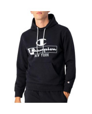 Bluza męska Champion HOODED SWEATSHIRT 217994KK001 Czarna - Sklep online Mastersport