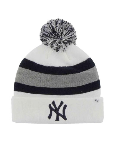 Czapka 47 Brand NEW YORK YANKEES CUFF KNIT B-BRKAW17ACE-WH Biała - Sklep online Mastersport