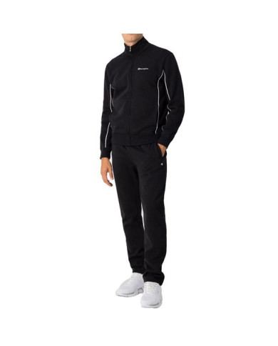 Dres męski Champion FULL ZIP SUIT 218111KK001 Czarny - Sklep online Mastersport