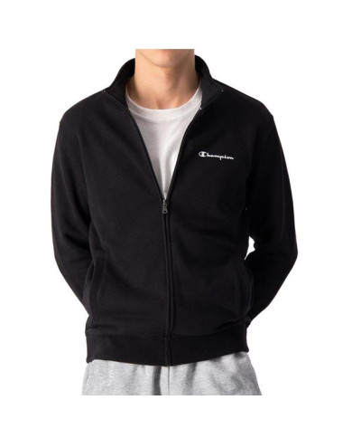 Bluza męska Champion FULL ZIP SWEATSHIRT 218290KK001 Czarna - Sklep online Mastersport