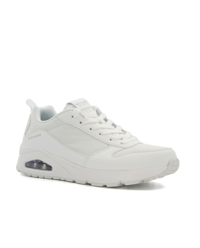 Buty męskie Skechers UNO FASTIME 237016WHT Białe - Sklep online Mastersport