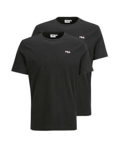 Koszulka męska Fila BROD TEE DUBBLE PACK FAM008383128 Czarna - Sklep online Mastersport