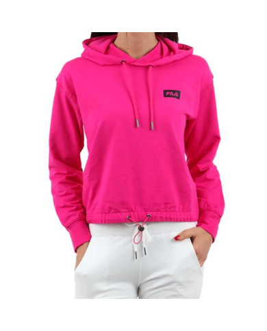 Bluza damska Fila BURDUR CROPPED HOODY FAW014440000 Różowa - Sklep online Mastersport