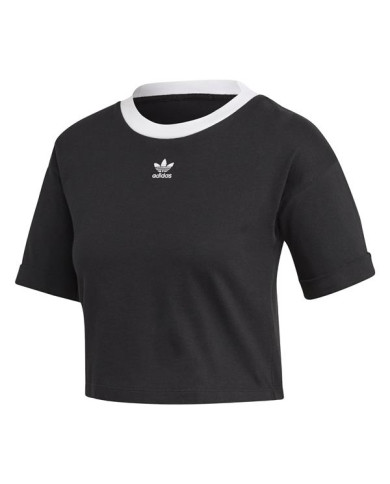 Koszulka damska adidas Originals CROP TOP FM2557 Czarna - Sklep online Mastersport