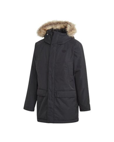 Kurtka męska adidas Originals PAD FUR PARKA GE1312 Czarna - Sklep online Mastersport