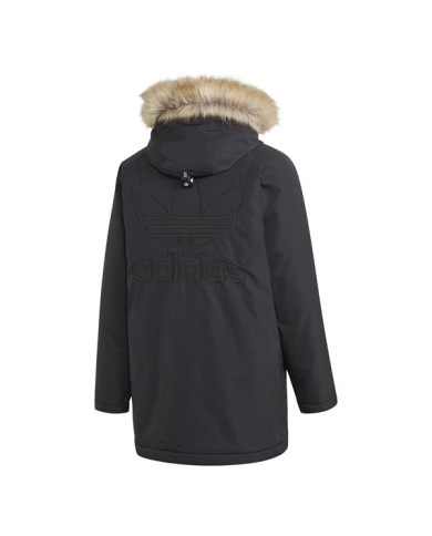 Kurtka męska adidas Originals PAD FUR PARKA GE1312 Czarna - Sklep online Mastersport