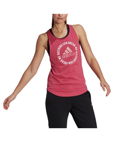 Koszulka damska adidas Performance W PWR SLGN G TK GL0938 Różowa - Sklep online Mastersport