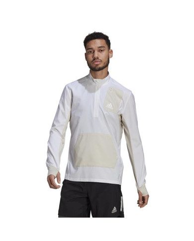 Bluza męska adidas Performance 1/2 ZIP P.B M GP6487 Biała - Sklep online Mastersport