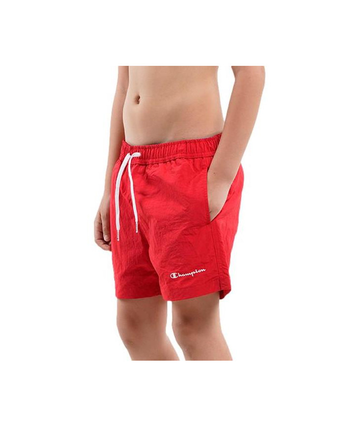 Szorty dziecięce Champion BEACHSHORT 306044RS046 Czerwone - Sklep online Mastersport