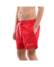 Szorty dziecięce Champion BEACHSHORT 306044RS046 Czerwone - Sklep online Mastersport
