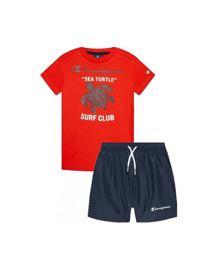 Dres dziecięcy Champion SET 306052RS046 Czerwony - Sklep online Mastersport