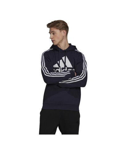 Bluza męska adidas Performance M BL3S FL HD H14642 Niebieska - Sklep online Mastersport