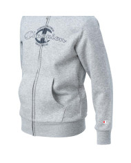Bluza dziecięca Champion HOODED FULL ZIP SWEATSHIRT 306170EM006 Szara - Sklep online Mastersport