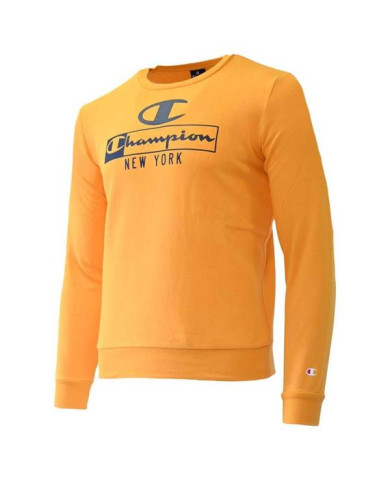 Bluza dziecięca Champion CREWNECK SWEATSHIRT 306172YS113 Żółta - Sklep online Mastersport