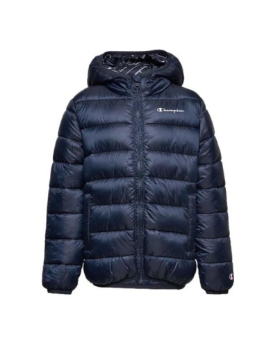 Kurtka dziecięca Champion HOODED JACKET 306197BS501 Niebieska - Sklep online Mastersport