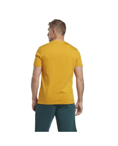Koszulka męska Reebok RI BIG LOTO TEE HJ9967 Żółta - Sklep online Mastersport