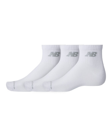 Skarpetki męskie New Balance PERFORMANCE BASIC ANKLE 3PACK LAS51413WT Białe - Sklep online Mastersport