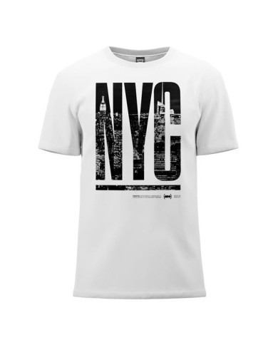 Koszulka męska Monotox NYC WHITE MX22081 Biała - Sklep online Mastersport