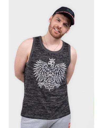 Koszulka męska Monotox TP EAGLE CAMO MX22087 Szara - Sklep online Mastersport