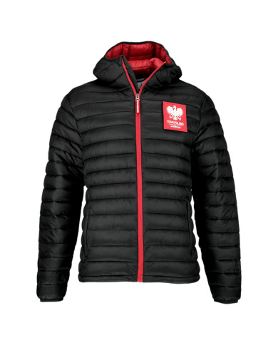 Kurtka męska Monotox INSULATOR BLACK / RED MX23070 Czarna - Sklep online Mastersport