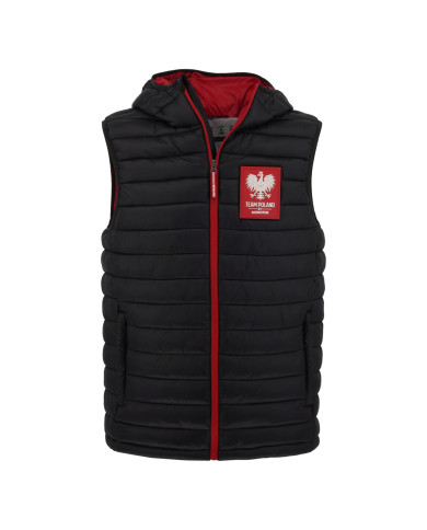 Kamizelka męska Monotox VEST INSULATOR BLACK / RED MX23082 Czarna - Sklep online Mastersport