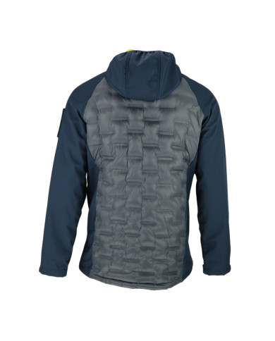 Kurtka męska Monotox HYBRIDO GRAPHITE BLACK / YELLOW MX23103 Szara - Sklep online Mastersport