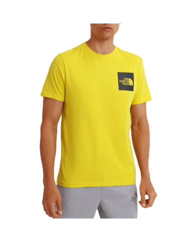 Koszulka męska The North Face M FINE TEE NF00CEQ57601 Żółta - Sklep online Mastersport