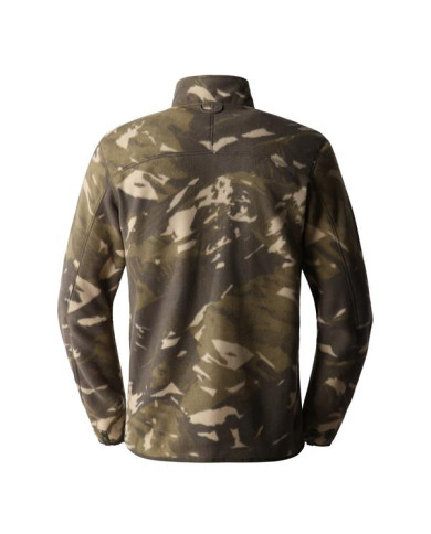Bluza męska The North Face M 100 GLACIER FZ NF0A5IHQ94Y Zielona - Sklep online Mastersport