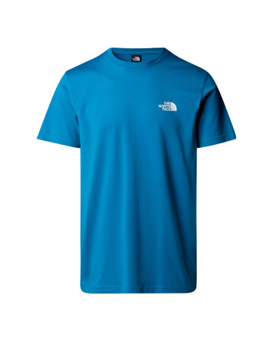 Koszulka męska The North Face M SS SIMPLE DOME TEE NF0A87NGBOM Niebieska - Sklep online Mastersport