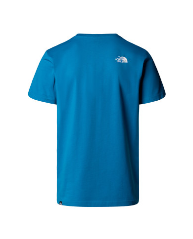 Koszulka męska The North Face M SS SIMPLE DOME TEE NF0A87NGBOM Niebieska - Sklep online Mastersport
