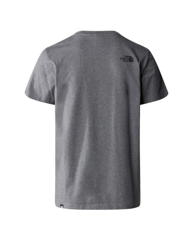 Koszulka męska The North Face M SS SIMPLE DOME TEE NF0A87NGDYY Szara - Sklep online Mastersport