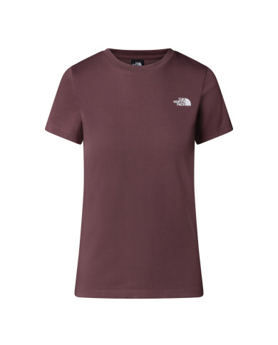 Koszulka damska The North Face W SS SD SLIM TEE NF0A87NHBQ7 Brązowa - Sklep online Mastersport