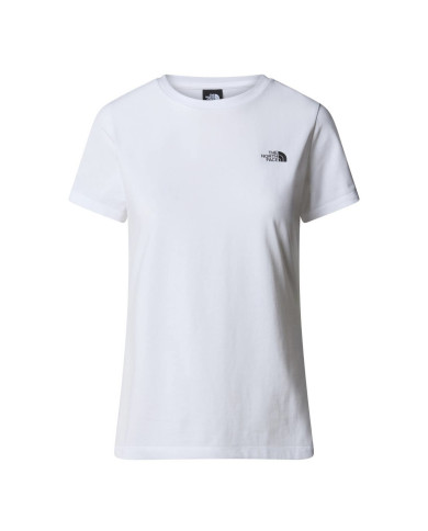 Koszulka damska The North Face W SS SD SLIM TEE NF0A87NHFN4 Biała - Sklep online Mastersport