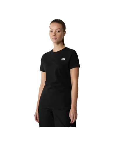 Koszulka damska The North Face W SS SD SLIM TEE NF0A87NHJK3 Czarna - Sklep online Mastersport