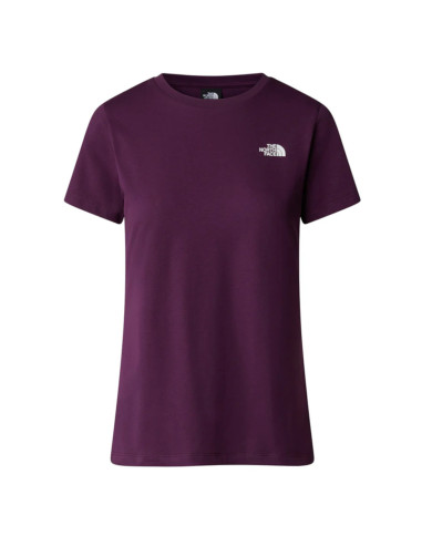 Koszulka damska The North Face W SS SD SLIM TEE NF0A87NHV6V Fioletowa - Sklep online Mastersport