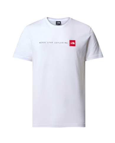 Koszulka męska The North Face M SS NEVER STOP EX TEE NF0A87NSFN4 Biała - Sklep online Mastersport