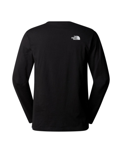 Koszulka męska The North Face M L/S SIMPLE DOME TEE NF0A87QNJK3 Czarna - Sklep online Mastersport