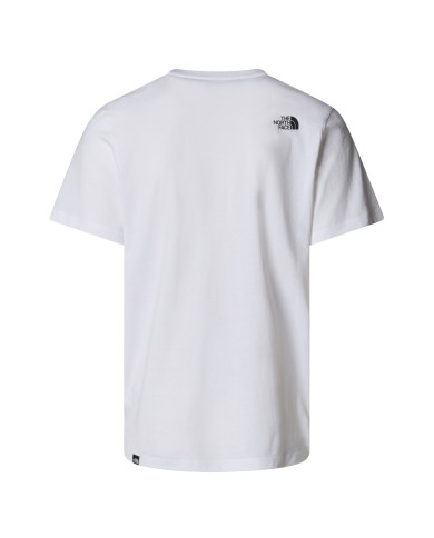 Koszulka męska The North Face M SS EASY TEE TNF WHITE NF0A8A6CFN4 Biała - Sklep online Mastersport
