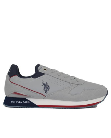 Buty męskie U.S. Polo Assn. POLO NOBIL NOBIL003-LGR Szare - Sklep online Mastersport